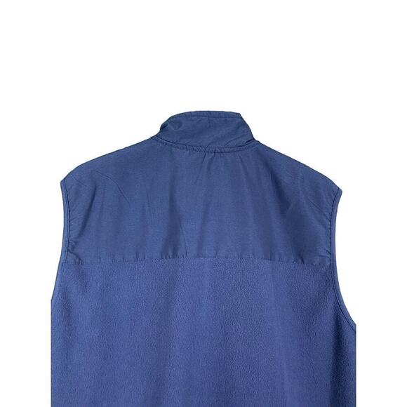 Chaps Ralph Lauren Fleece Vest Mens Size XXL Navy Blue Zip Up with Pockets - Picture 8 of 8